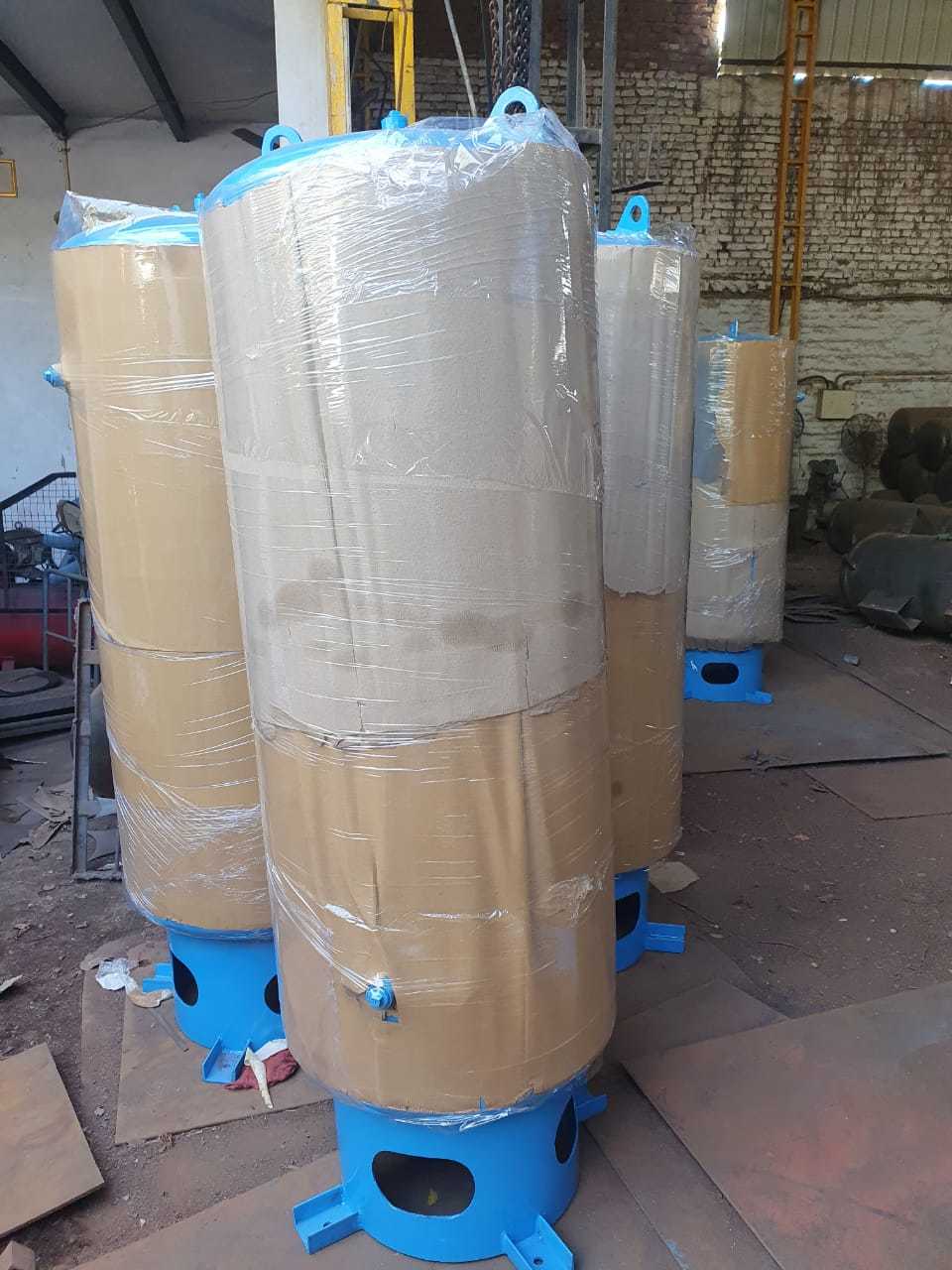 Air Receiver Tank - 1000 Liter Volume, 2150 Millimeter Height, Blue | Industrial Flow Control And Media Filtration