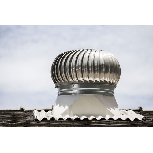 Wind Turbine Ventilator - Aluminum, 21 & 24 Inch, Silver | Automatic Rooftop Ventilation System for Industrial Applications