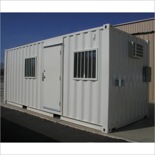MS Office Container - Steel, 20ft | Insulated with Polyurethane, Plywood Flooring, Aluminum Windows, Steel Door, Versatile for Site Offices