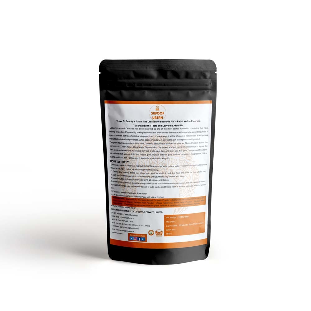 Sufoof Ubtan Ingredients: Herbal