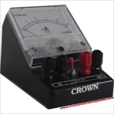 Moving Coil Type Panel Meter Fitted On Stand - Model Ces 1011, Accuracy A 1% Of Reading, 2 Digital Meters, Leakage Current Measurement, Black, 200g