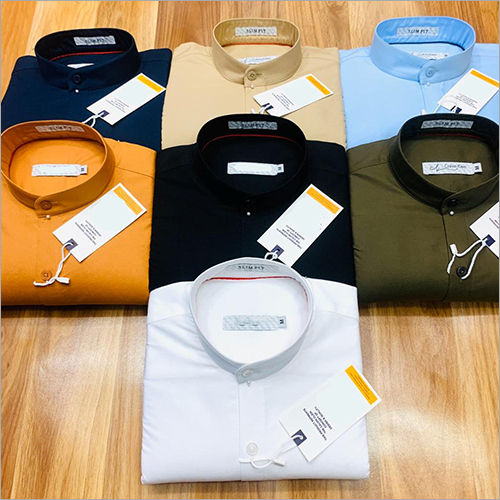 Cotton Mens Plain Formal Shirts