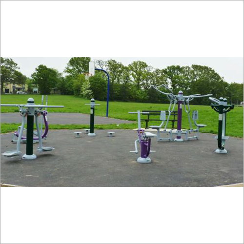 Outdoor Gym Equipment - Steel Material, Variable Dimensions, Green Color | Manual Operation, En1176 Compliance, Easy To Clean