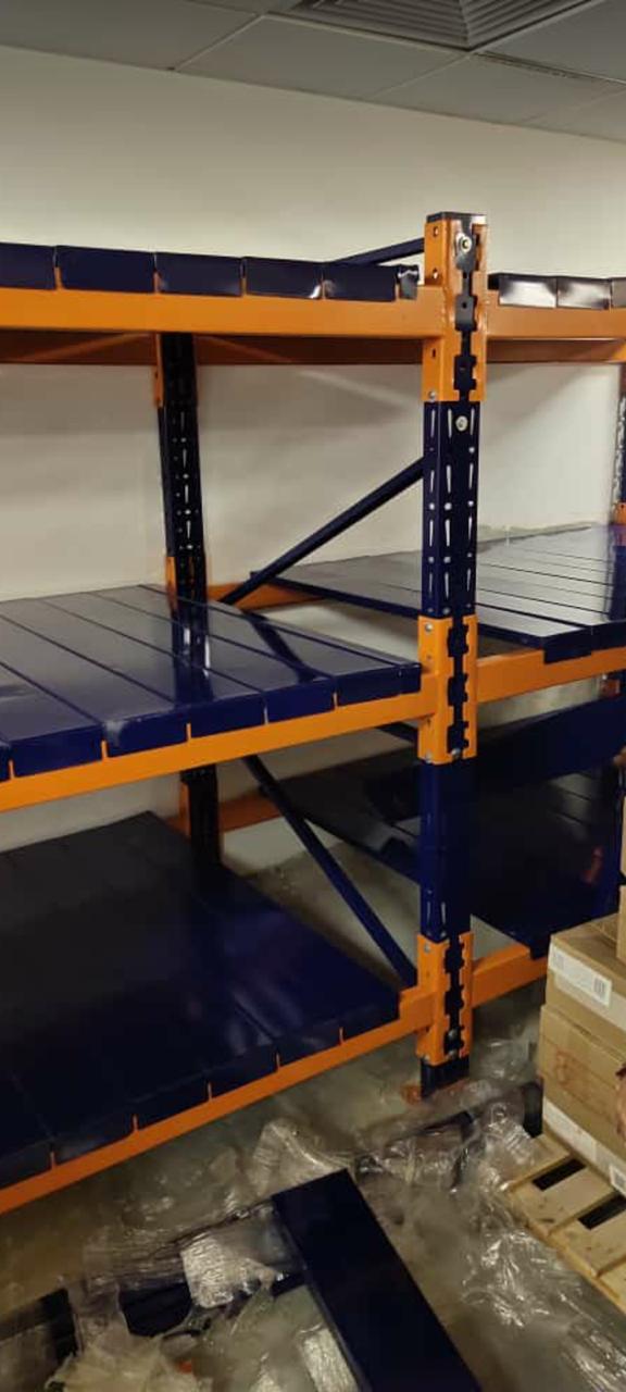 Storage Heavy Duty Rack - Mild Steel, Standard Size , Industrial Application, Versatile Heavy-load Storage Solution For Scaled Enterprises