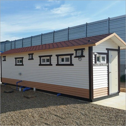 Ms Portable Cabin - Ms Material, 10ft X 15ft Dimensions, Grey Color | Durable, Weatherproof, Versatile Design, Quick Installation