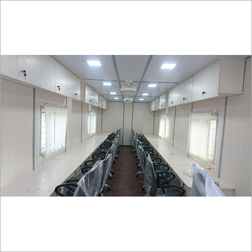 Ms Portable Cabin - Ms Material, 10ft X 15ft Dimensions, Grey Color | Durable, Weatherproof, Versatile Design, Quick Installation