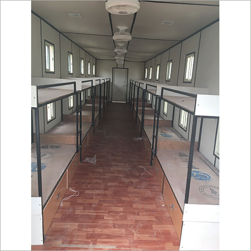House Portable Cabin - Ms Material, 10ft X 15ft, Color Coated | Weatherproof, Aesthetic Interior, Portable, Easy Move, Customizable, Modular, Versatile