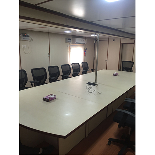 Office Portable Cabin - Ms Material, 10' X 15', White | Weatherproof, Durable, Portable, Easy Assembly, Cost-effective, Customizable