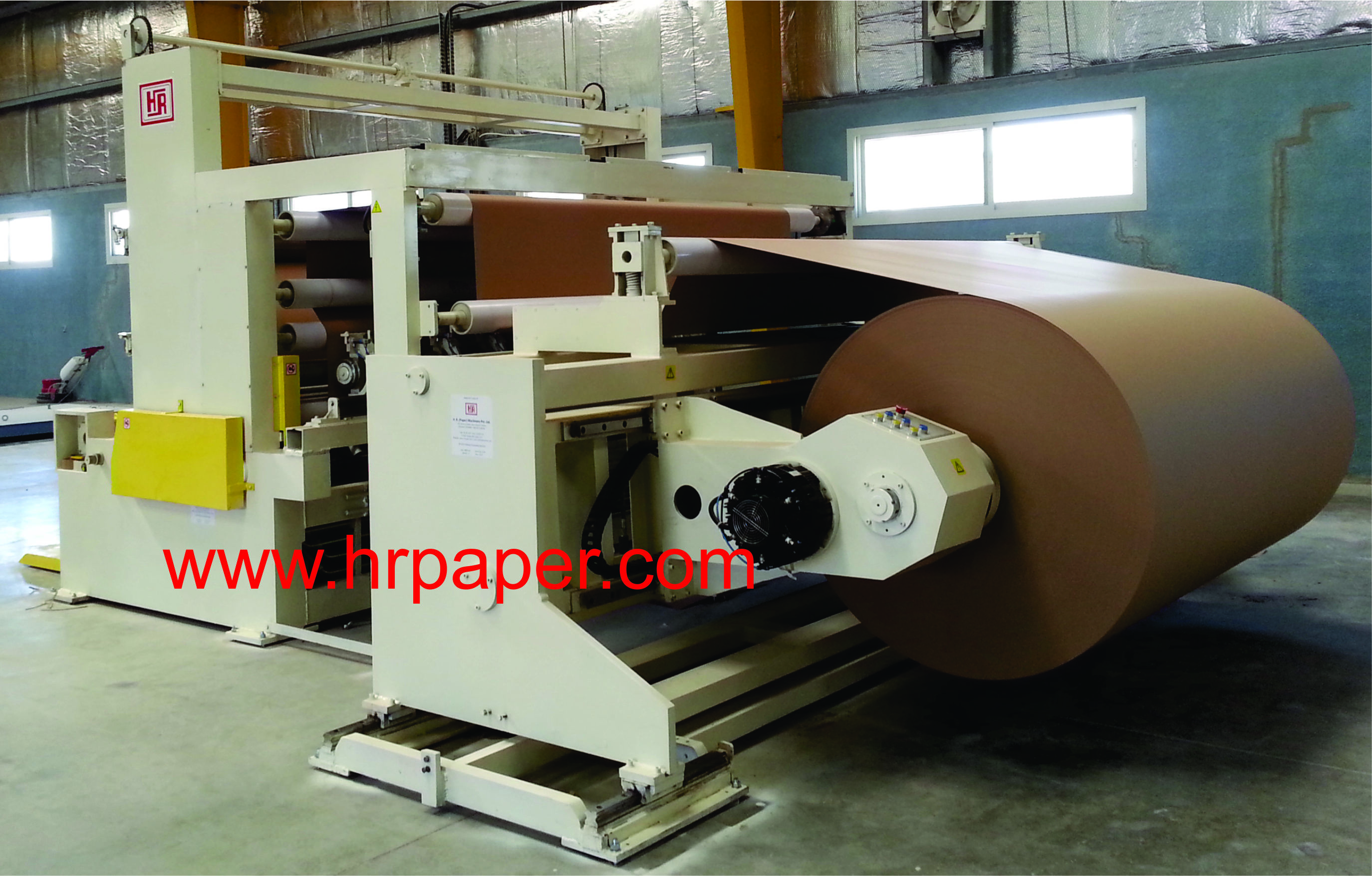 Silver Jumbo Paper Slitting Rewinding Machine