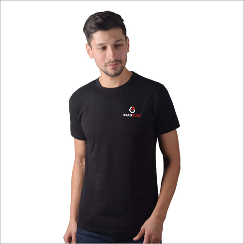 Mens Plain T Shirts - Cotton Fabric, Size S to XXL, Black Color - O-neck Collar, Short Sleeves, Classic Style for Everyday Wear