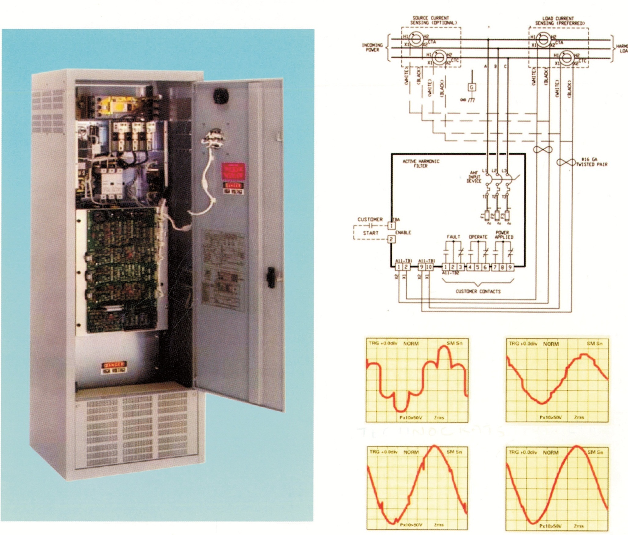 Industrial Line Conditioner Equipment Real Time Active Harmonic Filter