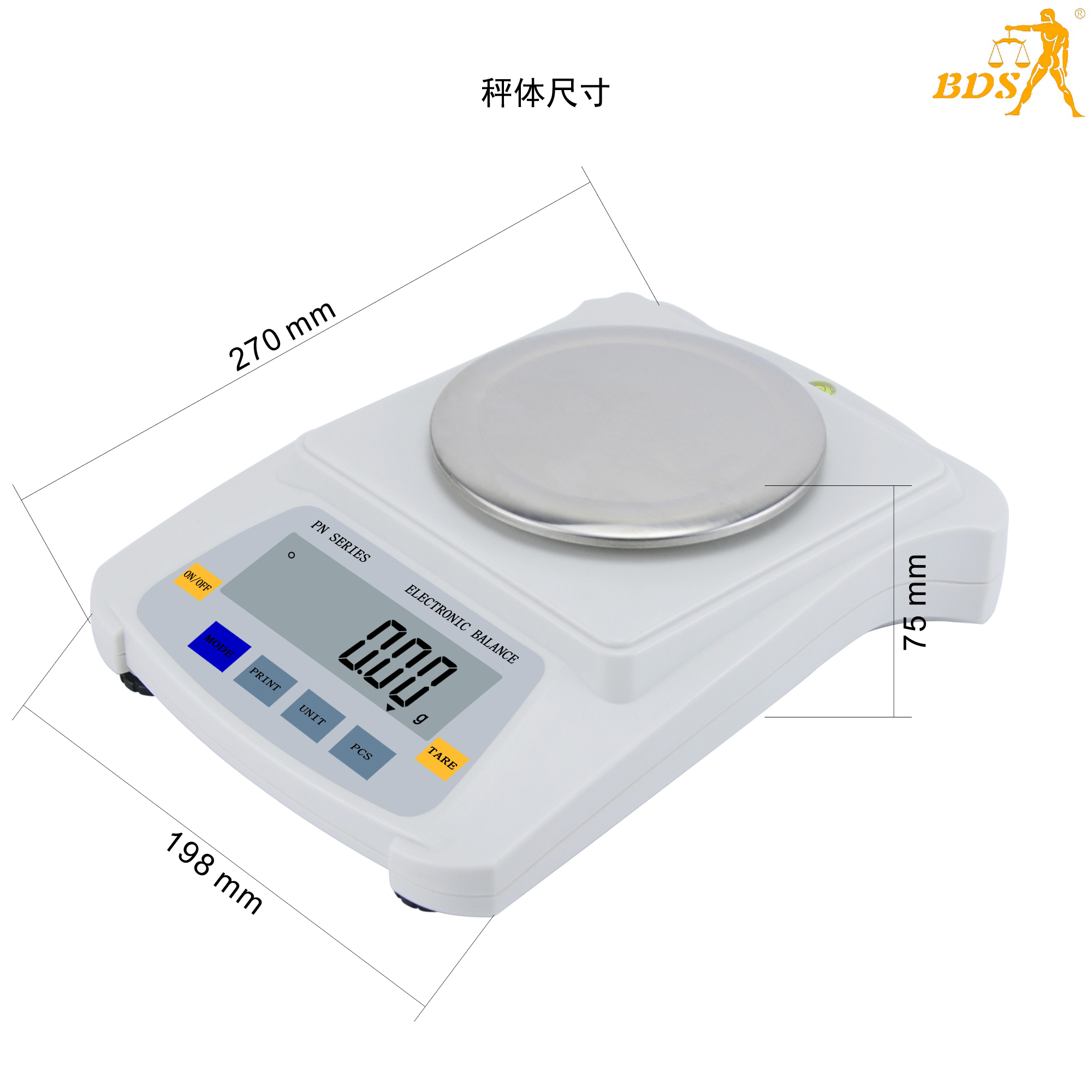 Bds-pn-a Electronic Precision Balance Accuracy: 0.01g Gm
