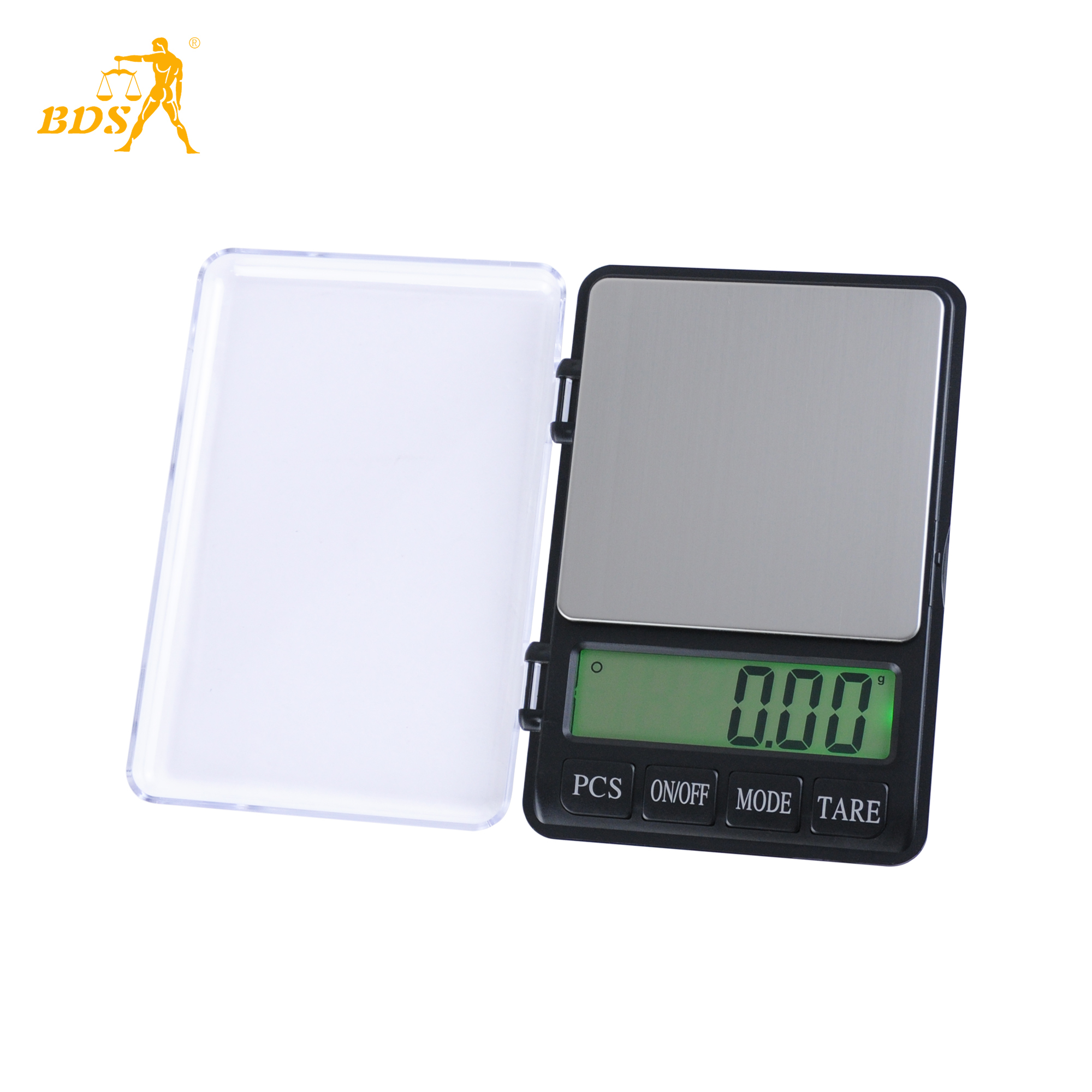 Bds 1108-2 Digital Notebook Scale - 3kg Capacity, 0.01g Precision | Black Lcd Display, 12-month Warranty, 2kg Load Limit, Powered By 2 Aaa Batteries