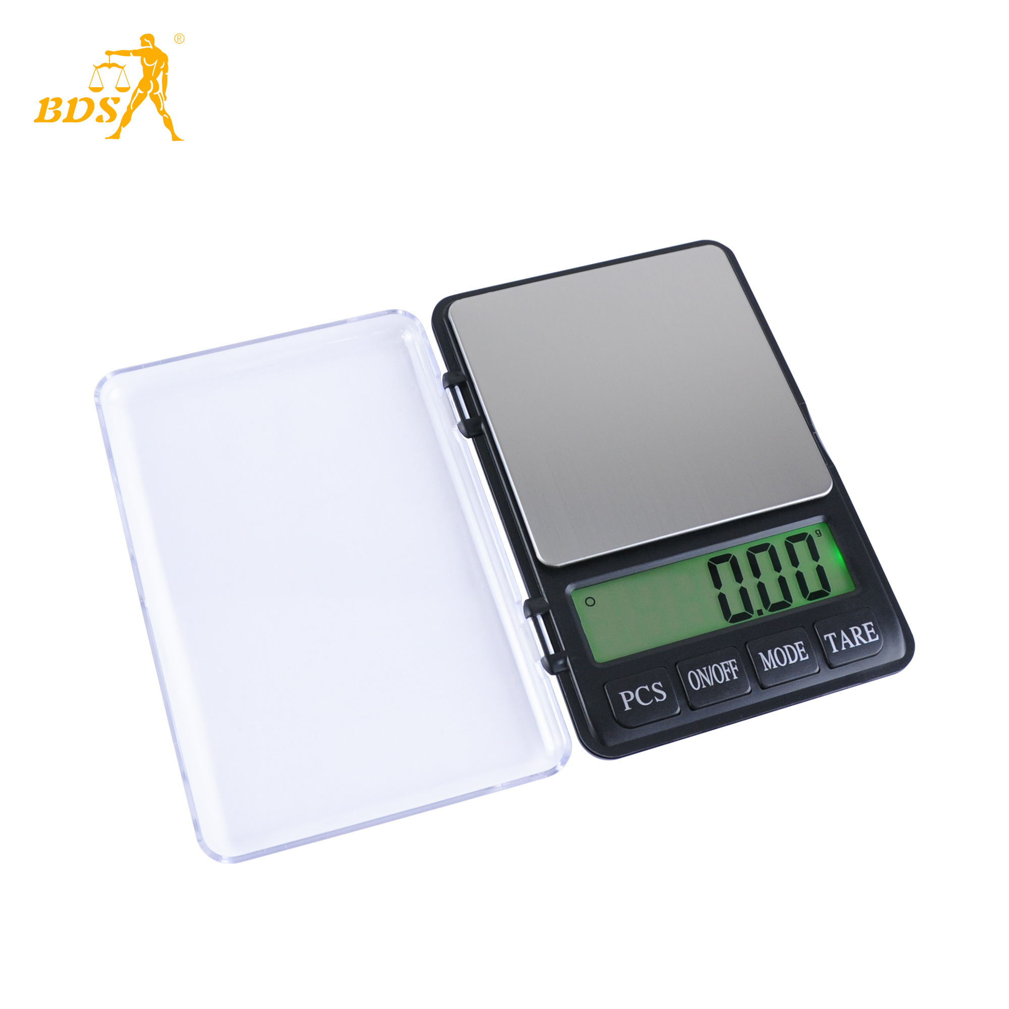 Bds 1108-2 Digital Notebook Scale - 3kg Capacity, 0.01g Precision | Black Lcd Display, 12-month Warranty, 2kg Load Limit, Powered By 2 Aaa Batteries