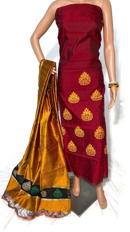 Silk Kurti Dupatta Recommended Season: Rainy