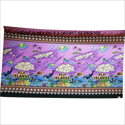 Jacquard Border Pareos - Polyester Material, Washable , Available in Various Colors with Printed Pattern