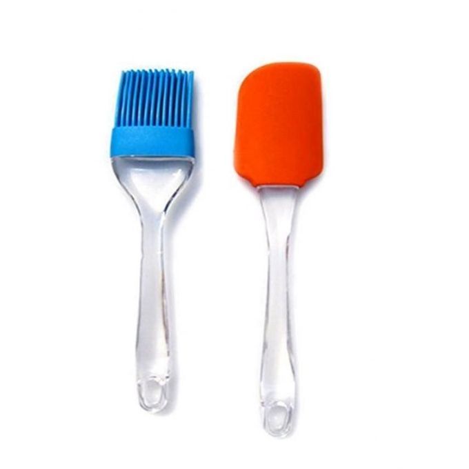 Red Spatula  Brush -Silicon  Rubber