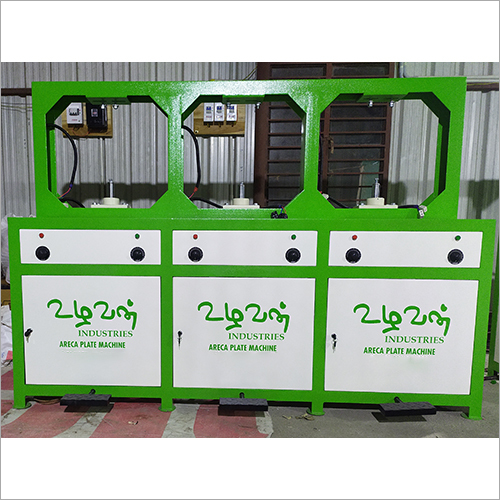 Metal Three Die Areca Leaf Plate Machine