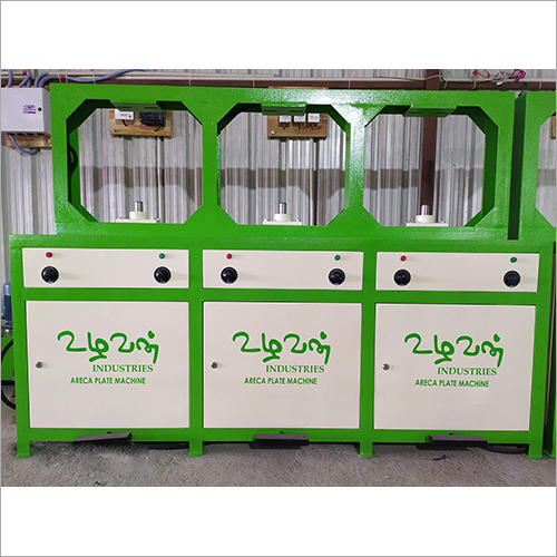 Metal Three Die Areca Leaf Plate Machine