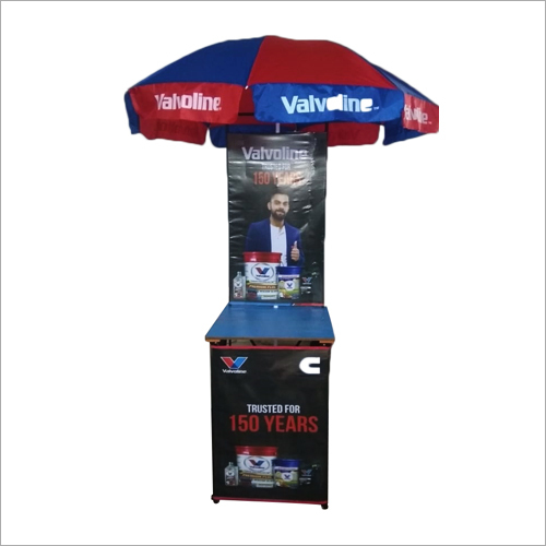Available In Different Color Cross Table With Umbrella