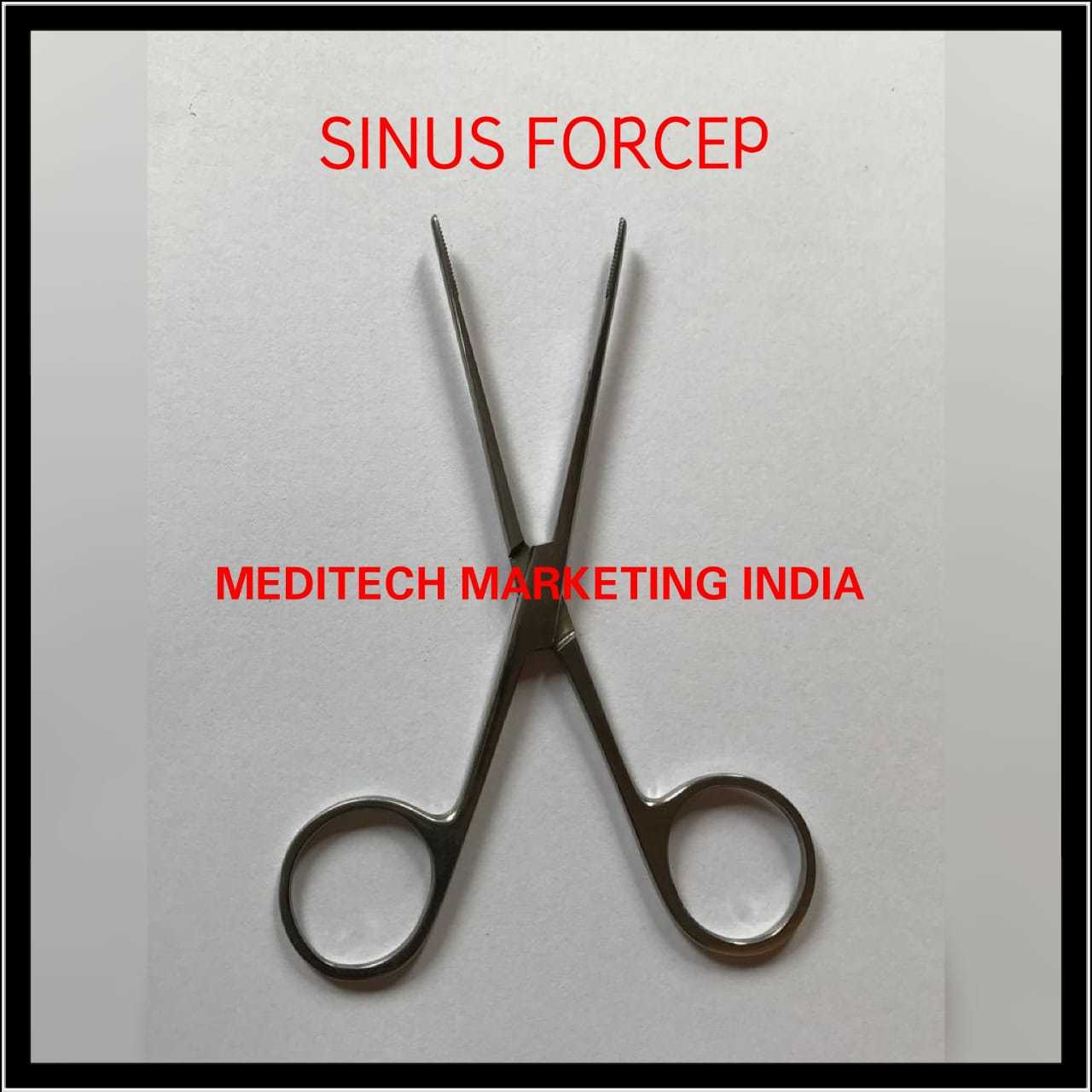 Sinus Forcep - Steel Material | Basic Surgical Instrument, 20g Forceps For Hospital Use, Contract Manufacturing Service Available