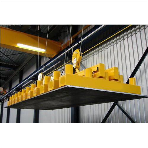Industrial Heavy Lifting Electromagnet - N40 Magnet Grade Mild Steel, 5 Inch Magnetic Face, 2000 Kg Load Capacity, 1 to 80°C Temperature Range