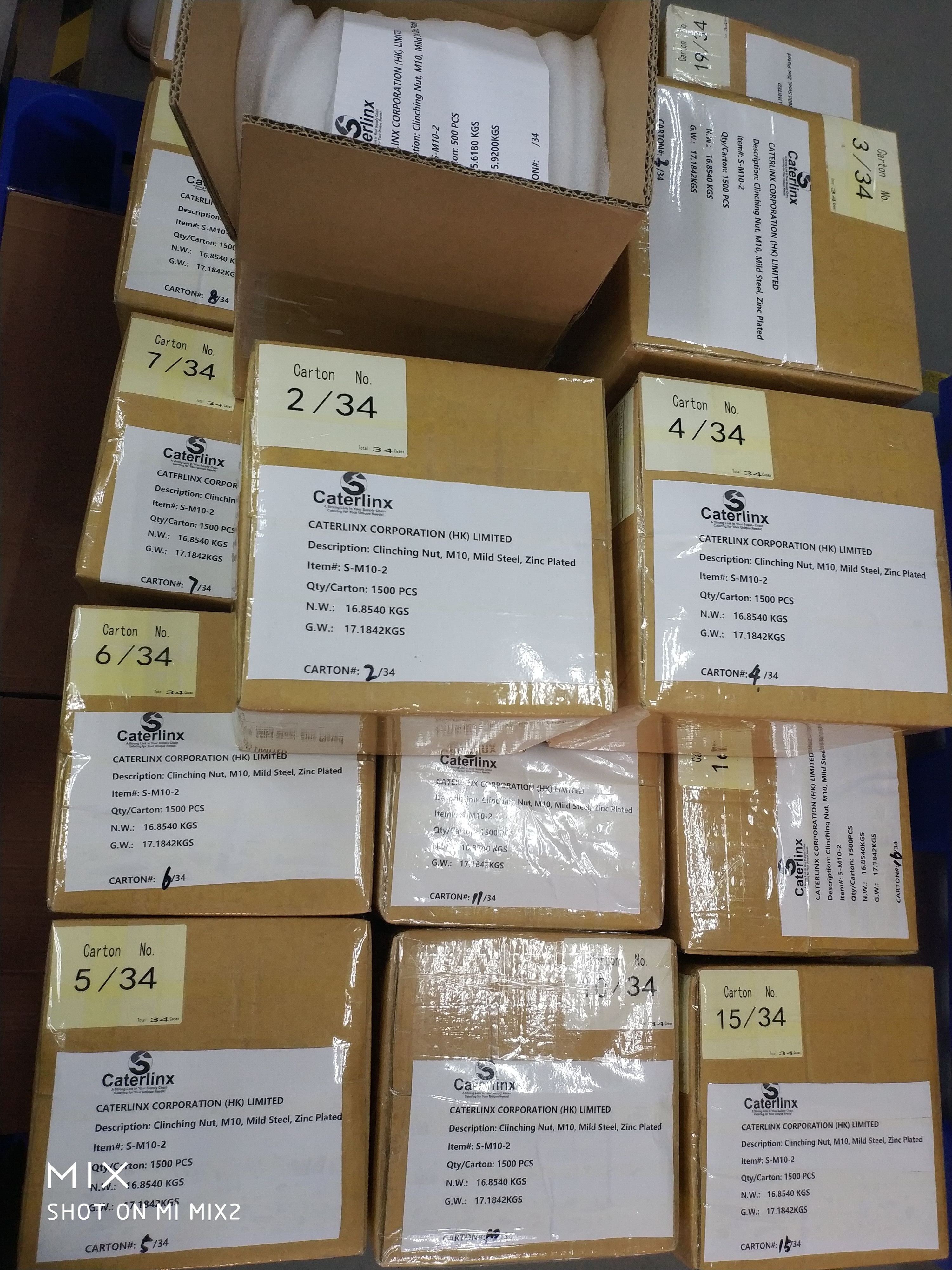 Self Clinching Fasteners - Mild Steel & Stainless Steel, Thread Size M2-m12, Hexagon/square/round Head Style, Nickel/zinc Plated Finish, 2-20mm Thread Length