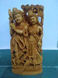 लकड़ी के राधाकृष्ण