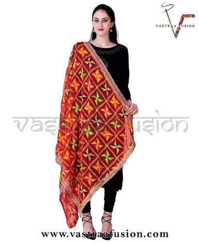 Multi Color Line Dupatta