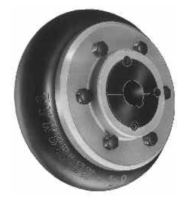 Tyre Coupling - High-grade Casting, Versatile Flange Combinations For Pump And Engine Applications - Torsionally Elastic Design, Phosphatized Surface Treatment, Customizable Standards
