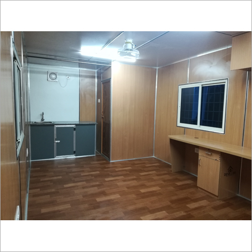 White Modular Prefabricated Office Cabin
