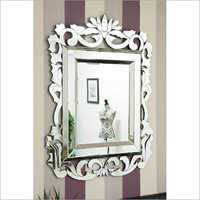 Coated Frame Decorative Rectangular Glass Mirror