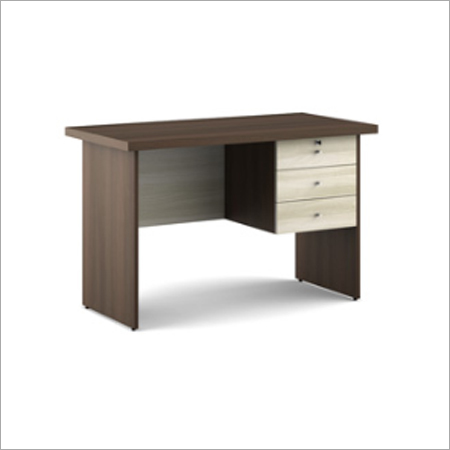 Office Desk - Particleboard 1200x600x750 mm, Brown | Spacious Worktop, Storage Drawers, Durable Design, Easy Assembly, Modern Style