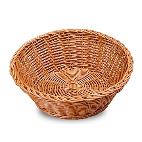 Pp Basket Oval Round Rectangle - Tan Brown Color - Material: Polyproplyene