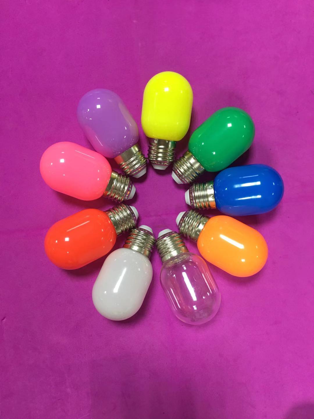 0.5 - 3 Watt Multi Color Led Bulb Application: Decoration