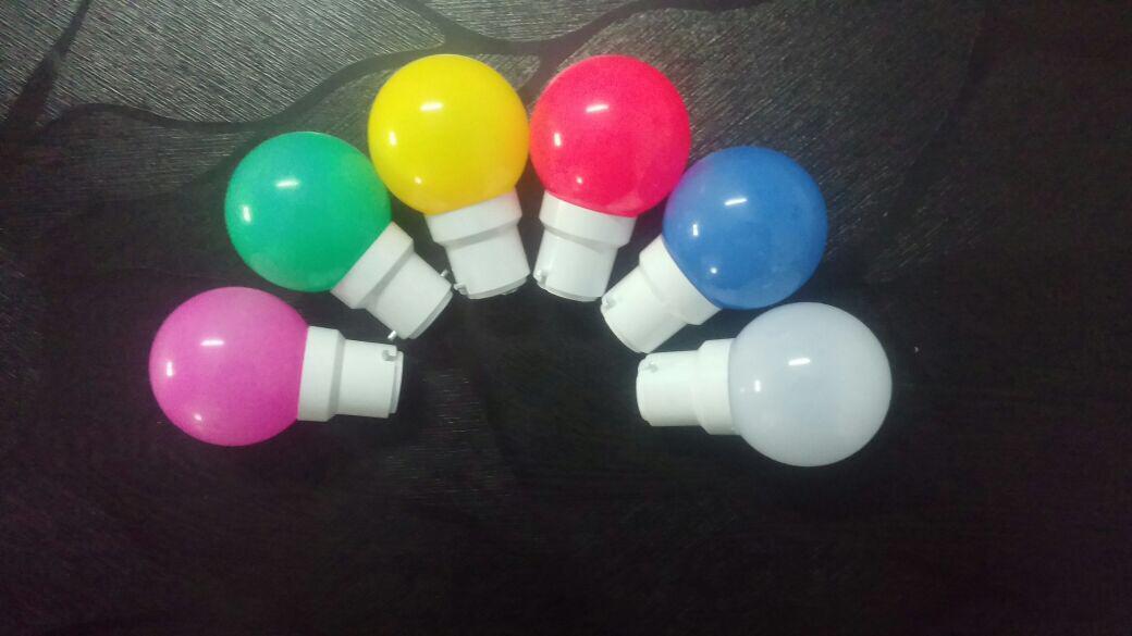 0.5 - 3 Watt Multi Color Led Bulb Application: Decoration