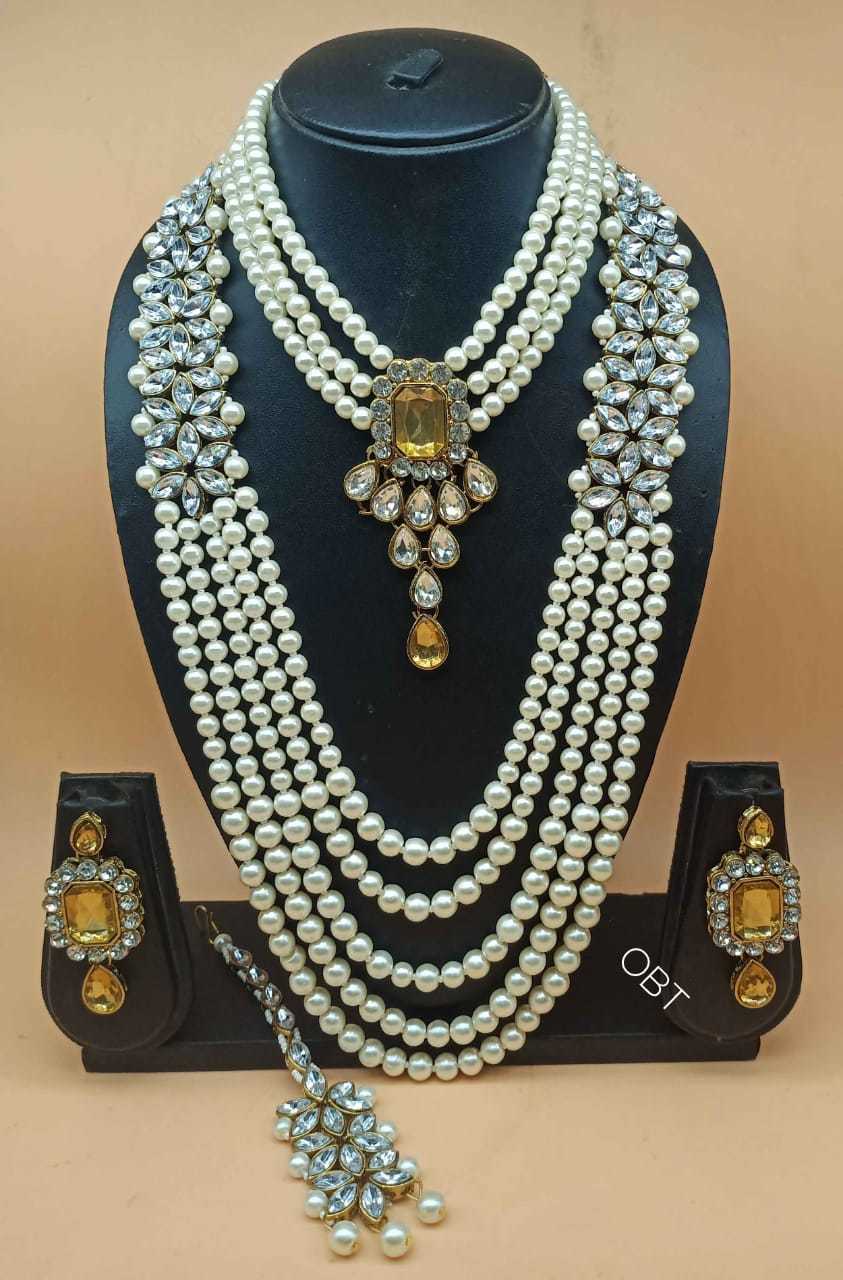 Combo Kundan Necklace Set