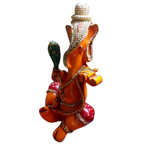 12 Inch FRP Lambodar Statue - Multicolor Polished Finish | Perfect for Interior Decor, Stylish Decoration Accent for Homes