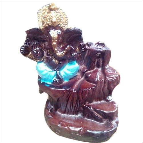 Frp Ganesha Backflow Incense Burner - 5 Inch, Polished Finish | 150 Grams Lightweight Design
