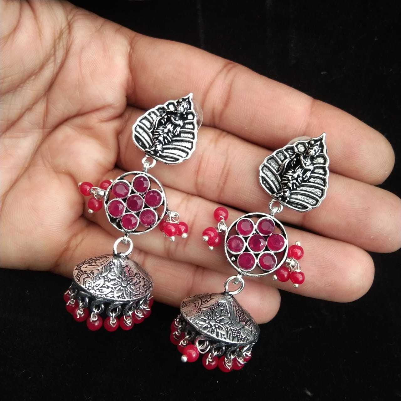 G Stone Earrings