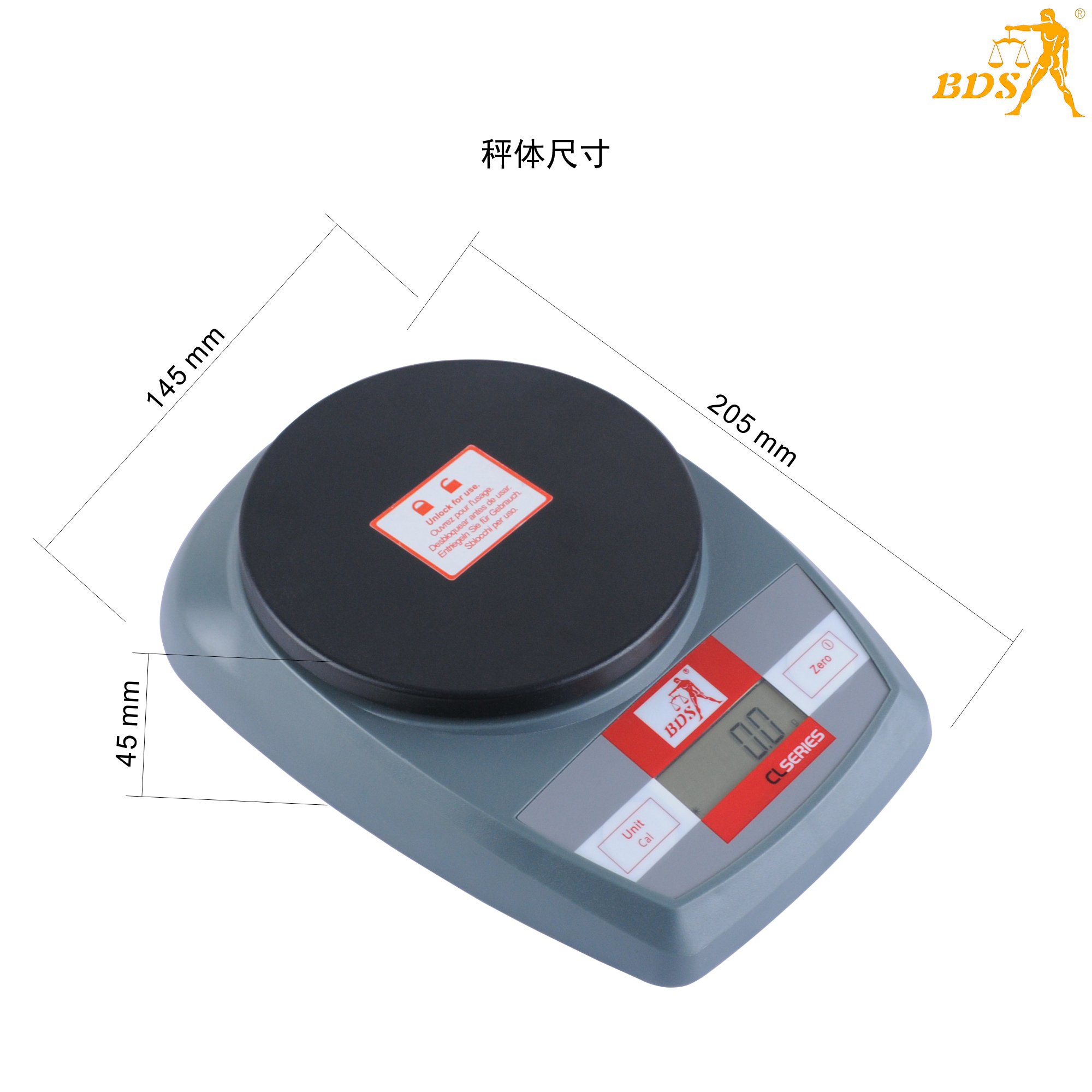 Bds-cl-1 Series Digital Electronic Kitchen Scale Accuracy: 0.1g Gm