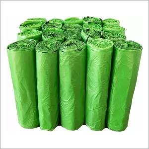 अर्ध-पारदर्शी या पारदर्शी हरे बायोडिग्रेडेबल कॉर्नस्टार्च बैग