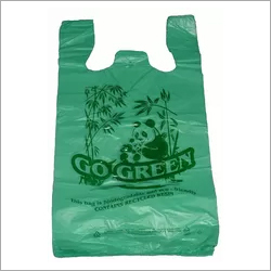 सेमी-ट्रांसपेरेंट या किसी भी रंग का एंटी करप्शन कम्पोस्टेबल शॉपिंग बैग