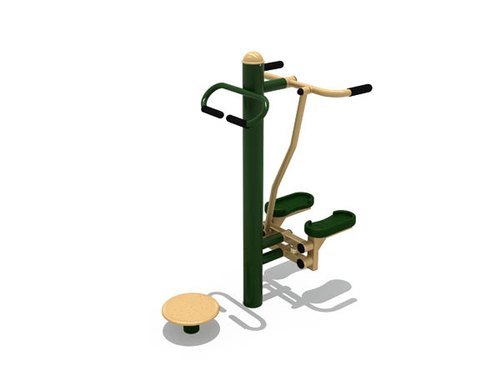 Twister With Stepper - Commercial Grade Non-adjustable Hip Exercise Equipment | Includes Sturdy Stepping Mechanism, Ideal For Fitness Centers