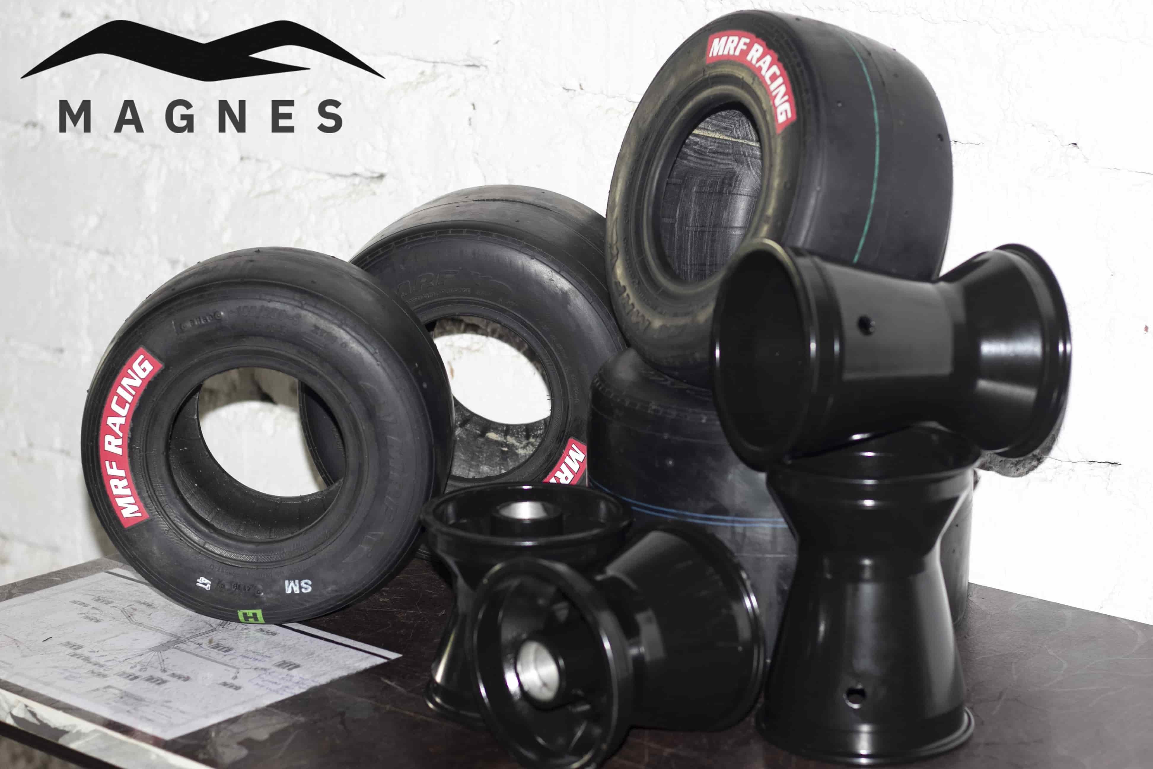 Rubber Go Kart Sleek Tyre Set