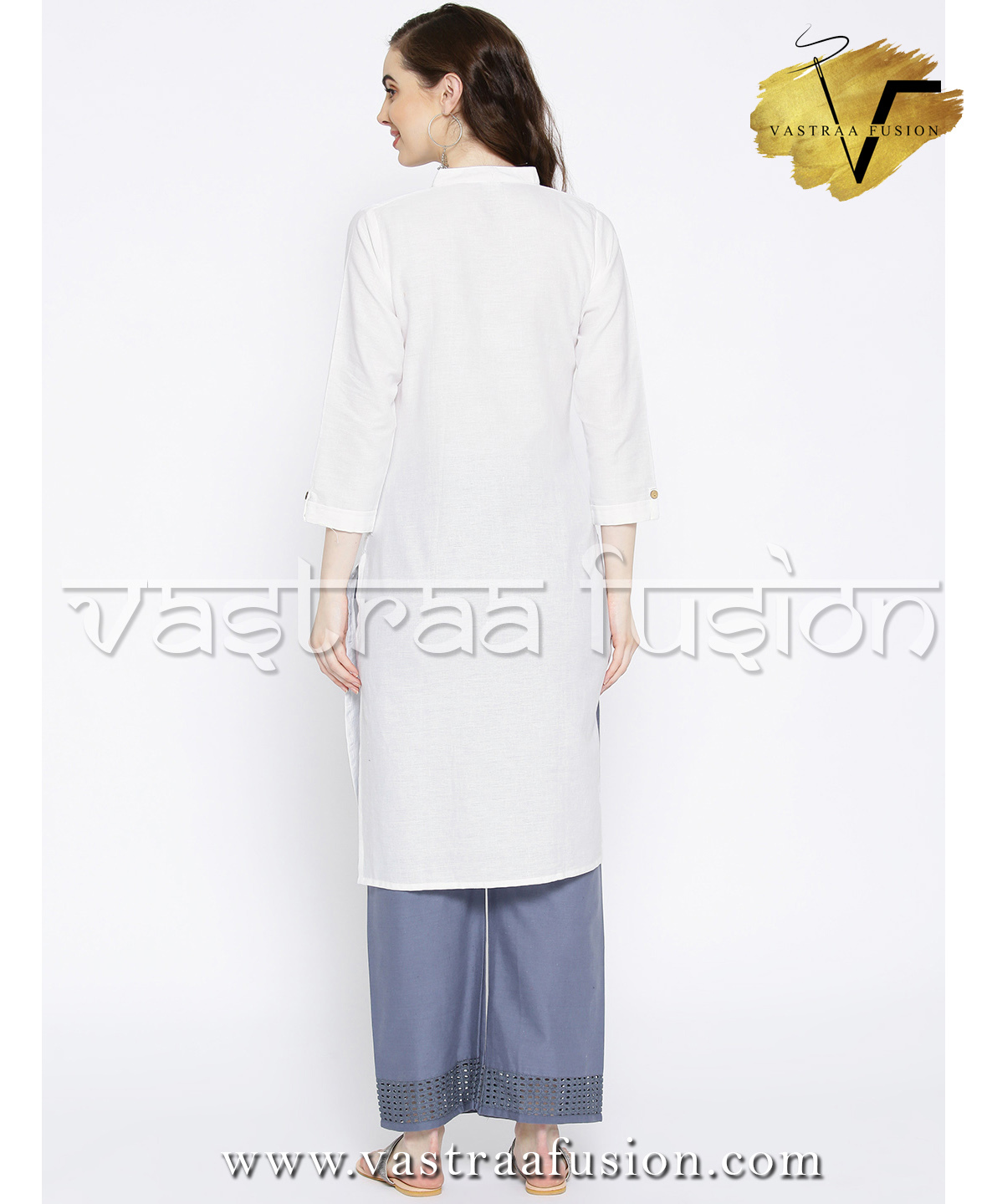 Cotton Button Pattern Ladies Kurti - Cotton Blend, Regular Fit Size 36-50 Inches, Available In 25 Gorgeous Colors, Washable For All Seasons, Perfect For Casual And Festive Occasions