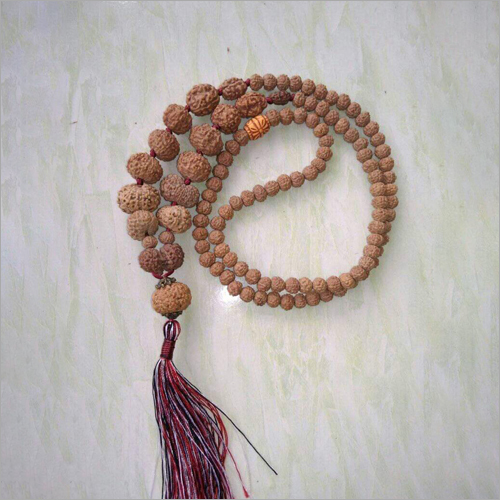 Brown Chanting Rudraksha Mala