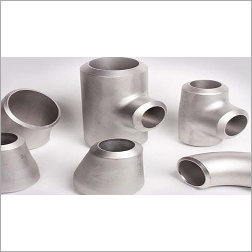 Buttweld Pipe Fittings - Stainless Steel & Carbon Steel, 1/4" NB to 32" NB - Silver Color, Butt Fusion Connection, Multiple Types Including Elbow and Tee