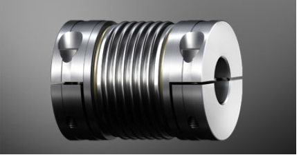 Metal Bellow Coupling - Stainless Steel And Aluminium Torsionally Stiff With Flexible Displacements