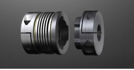 Metal Bellow Coupling - Stainless Steel And Aluminium Torsionally Stiff With Flexible Displacements